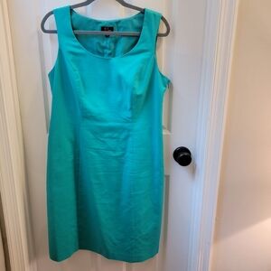 Teal Fitted Dress